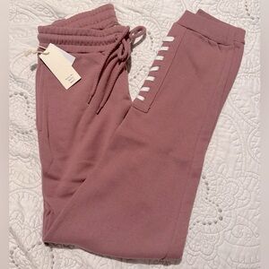 NWT size S mauve super soft jogger sweatpants